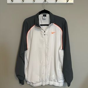 Nike Men's White and Gray Jacket